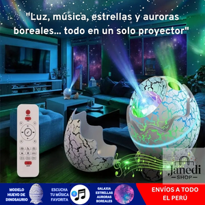 🌌 Proyector Galaxia Huevo de Dinosaurio✨