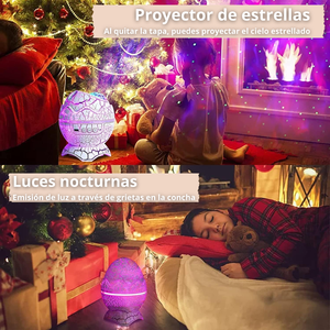 🌌 Proyector Galaxia Huevo de Dinosaurio✨